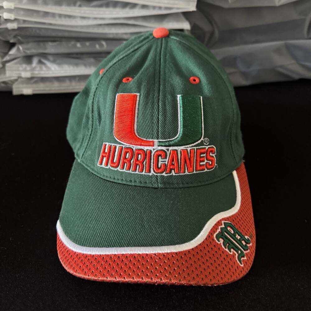 Capsmith University of Miami Hurricanes Embroidered Hat OSFA